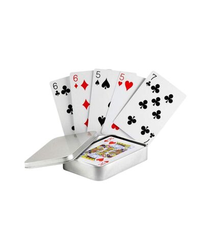 Amigo Playing Card Deck One Size Matt Silver MidOcean
