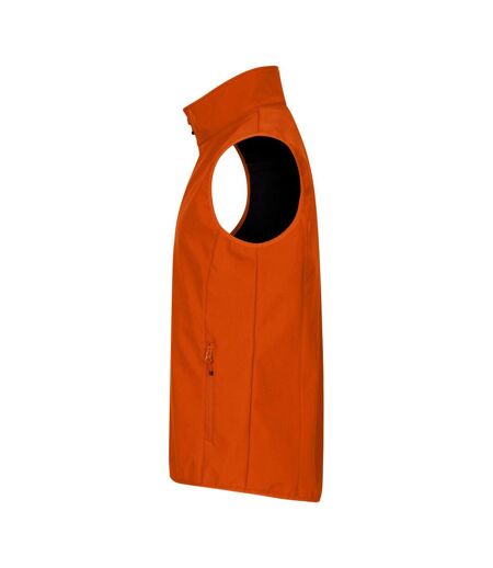 Mens Classic Soft Shell Jacket Blood Orange Clique