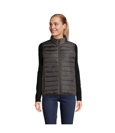 Veste Sans Manches Stream Femme Gris Charbon SOLS