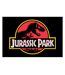 Jurassic Park Logo Poster (Black) (One Size) - UTTA366