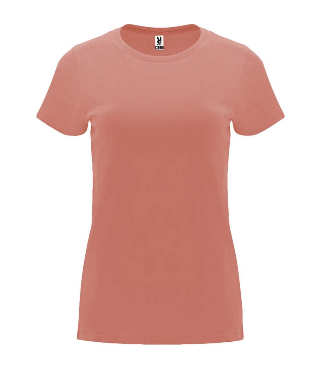 T-shirt capri femme orange argile Roly