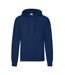Sweat À Capuche Classic Adulte Bleu Marine Fruit Of The Loom-1
