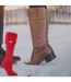 Lot de 2 paires de chaussettes pour bottes Wellington pour femme-3