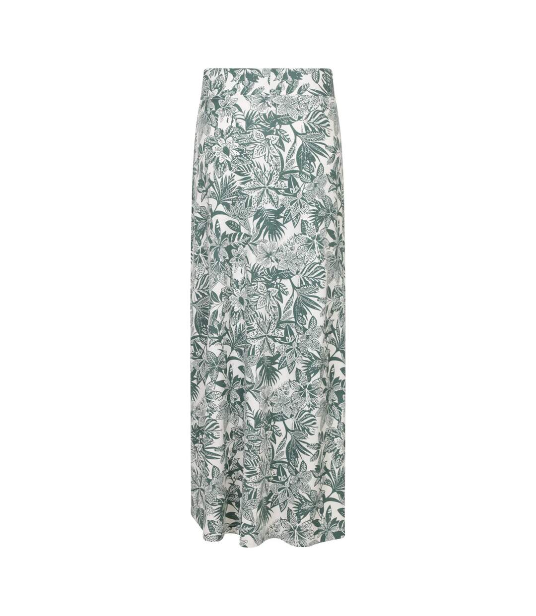 Womens/ladies Shore Jersey Cotton Blend Long Skirt Green Mountain Warehouse-2