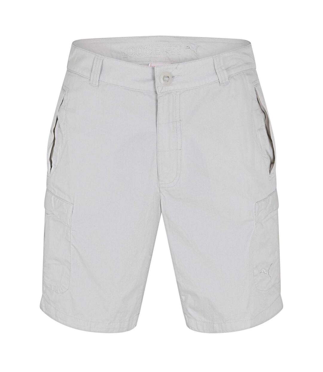 Mens Para Cargo Shorts White Puma-1