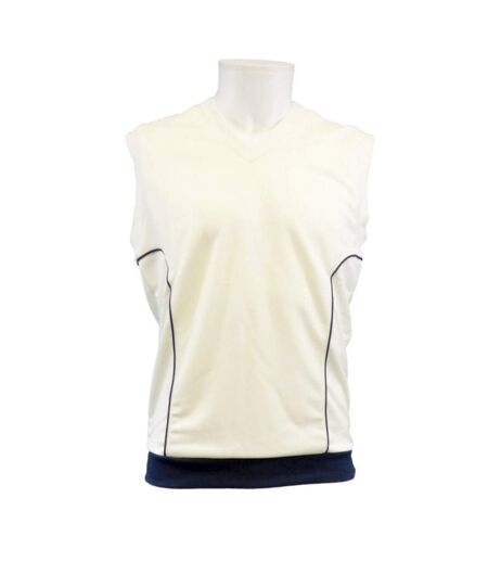 Carta Sport Unisex Adult Fleece Cricket Undershirt (White/Navy)