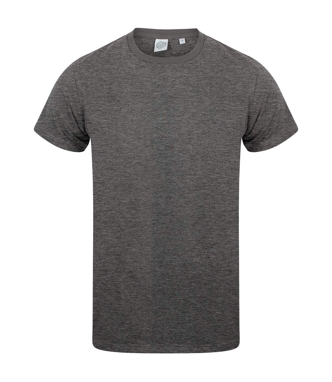 T-shirt Feel Good Homme Charbon Chiné Skinni Fit-1