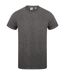 Skinni Fit Mens Feel Good Heather Stretch T-Shirt (Heather Charcoal) - UTPC6211