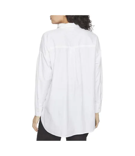 Chemise manches longues blanche femme vila vidarma
