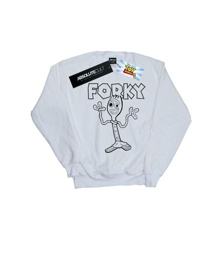 Disney Pull-over Forky Femmes/Ladies Toy Story 4 (Blanc) - UTBI42036