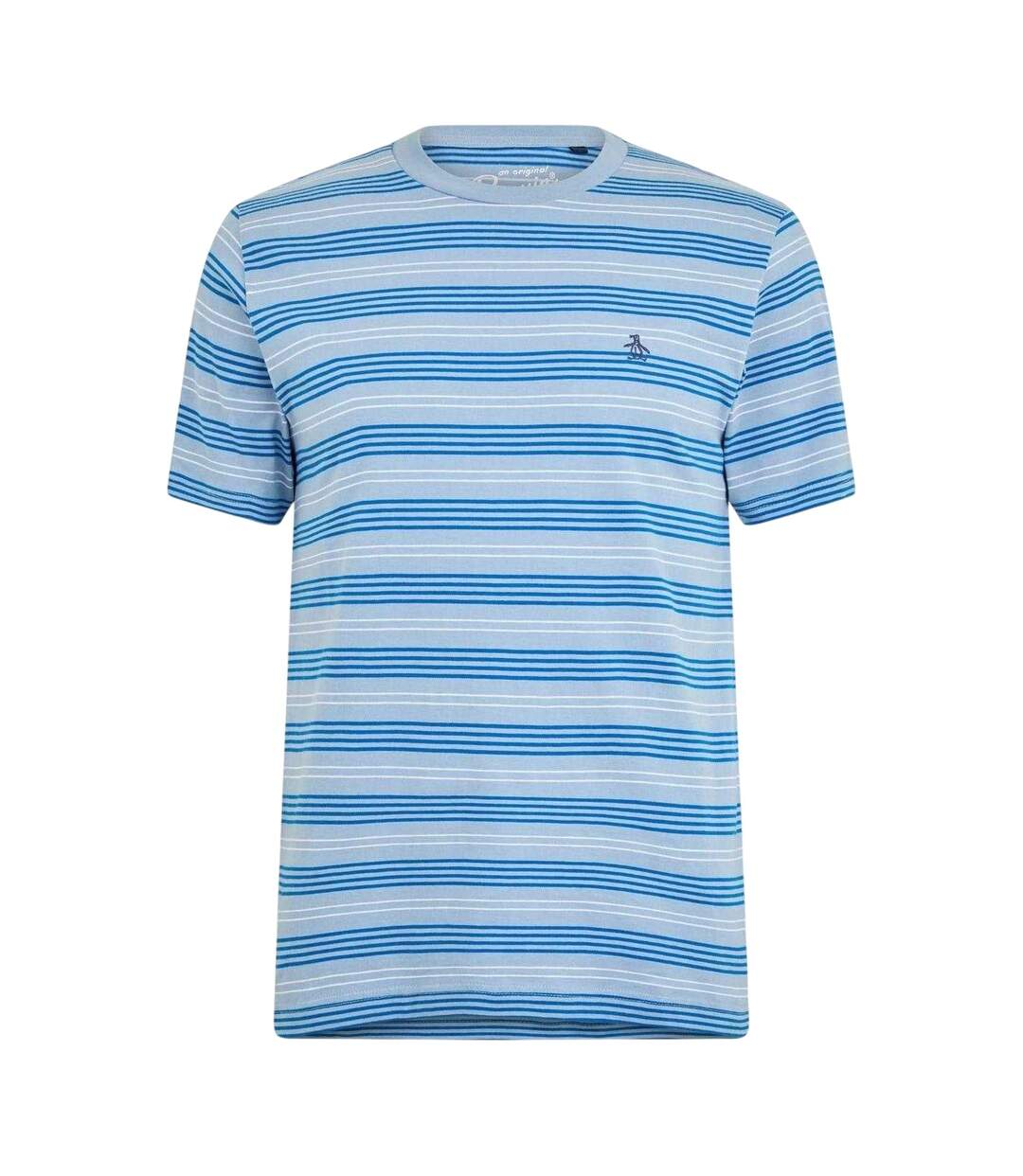 T-shirt Motif/style À Rayures Homme Bleu Classique Original Penguin-2