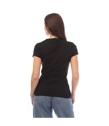 T-shirt medium face femme noir Off White