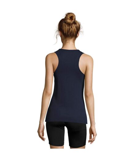 Débardeur Sporty Femme Bleu Marine Français SOLS