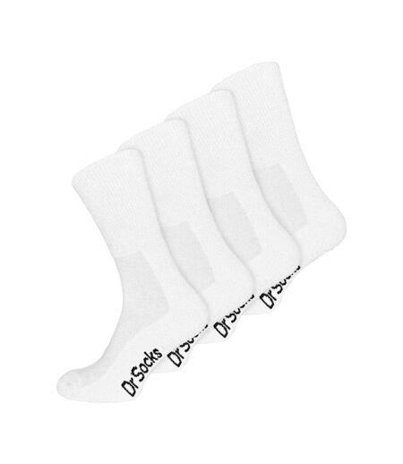 Dr.Socks - 4 Paires Chaussettes Diabetiques Bambou Extra Larges Sans Elastique