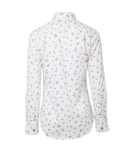 Womens/ladies Country Birds Shirt White Musto