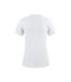 Womens/ladies Heavy T-shirt White Printer-2