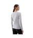 T-shirt Manches Longues F218 Femme Gris Argenté 4F-3