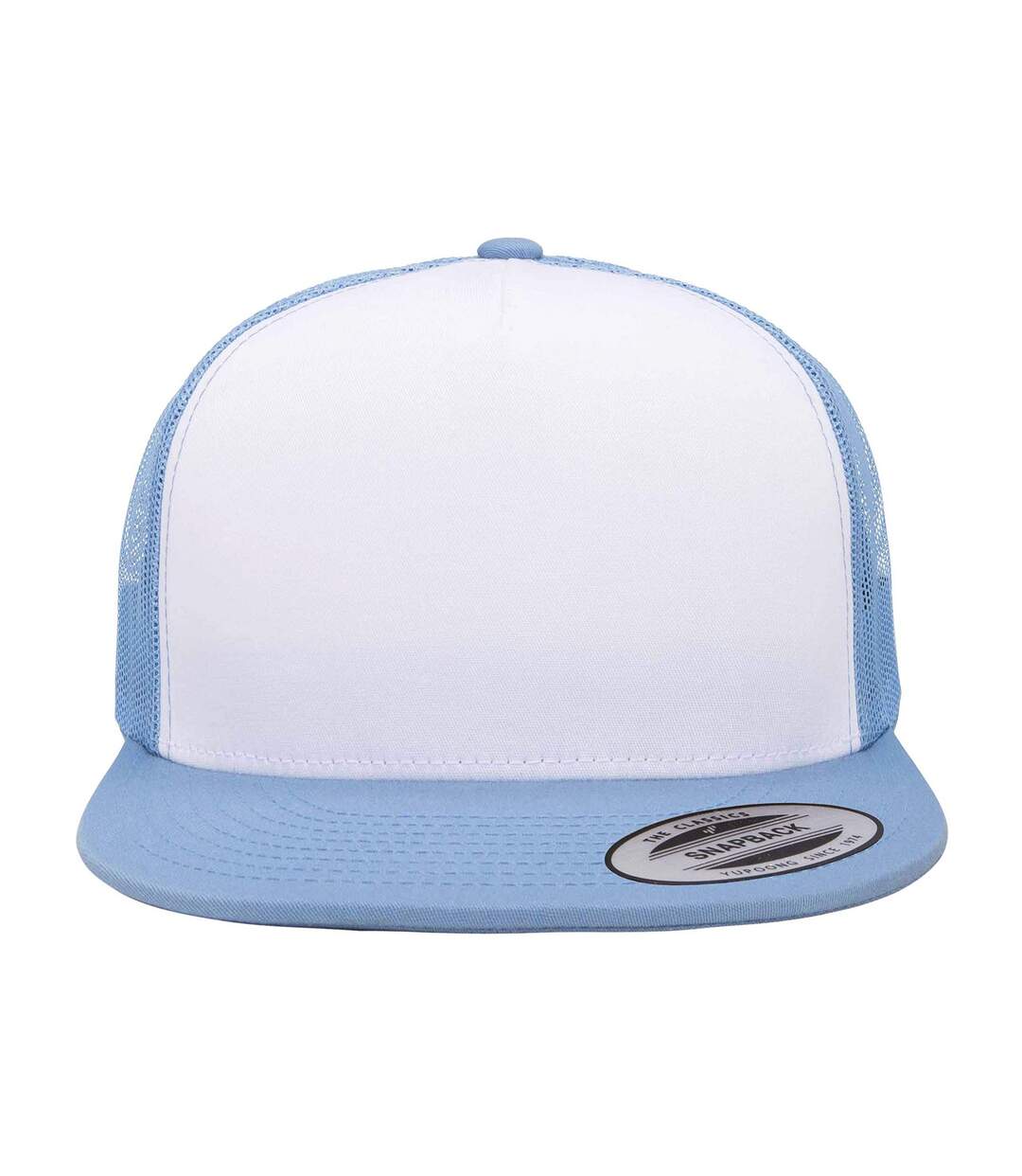 Casquette Trucker Classic Blanc Bleu Classique Yupoong-4