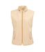 Doudoune Sans Manches Motif/style Matelassé Femme Beige Miso-1