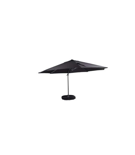 Parasol Déporté Rotatif Leeds 345cm Noir