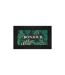 Tapis Relief Imprimé Vesta 45x75cm Noir & Vert-1