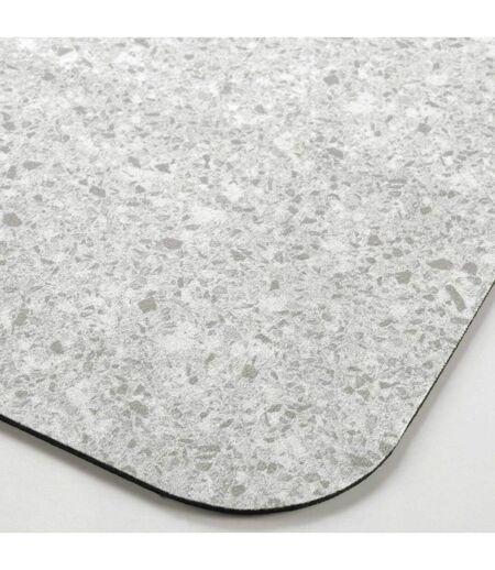 Tapis de Bain Ultra-Absorbant Granite 50x80cm Gris