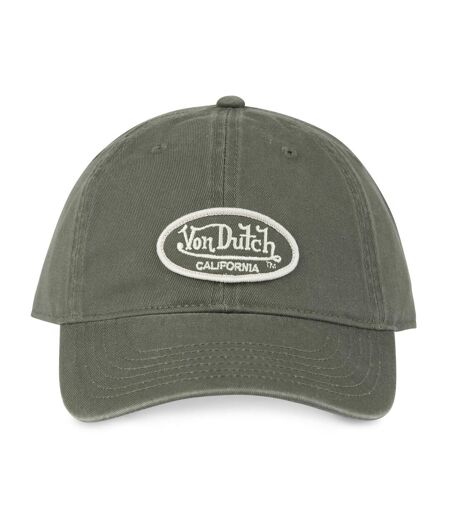 Casquette dad cap en sergé de coton avec patch brodé Log Vondutch