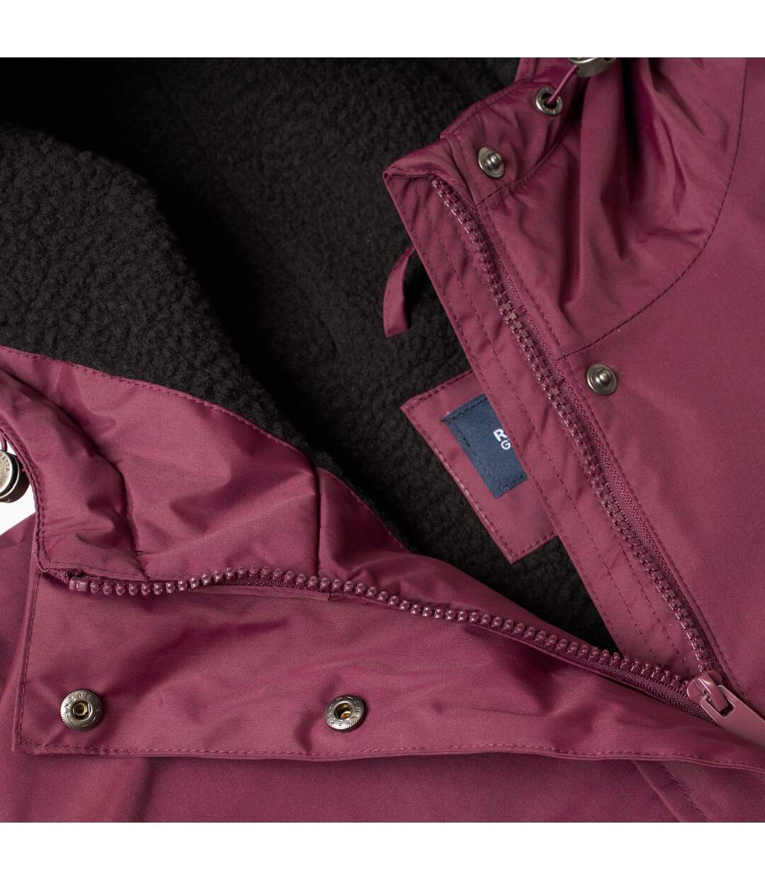 Veste Imperméable Brielly Femme Pourpre Noir Regatta-4