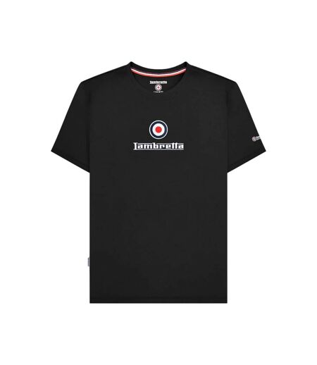 T-shirt Motif/style Logo Homme Noir Lambretta