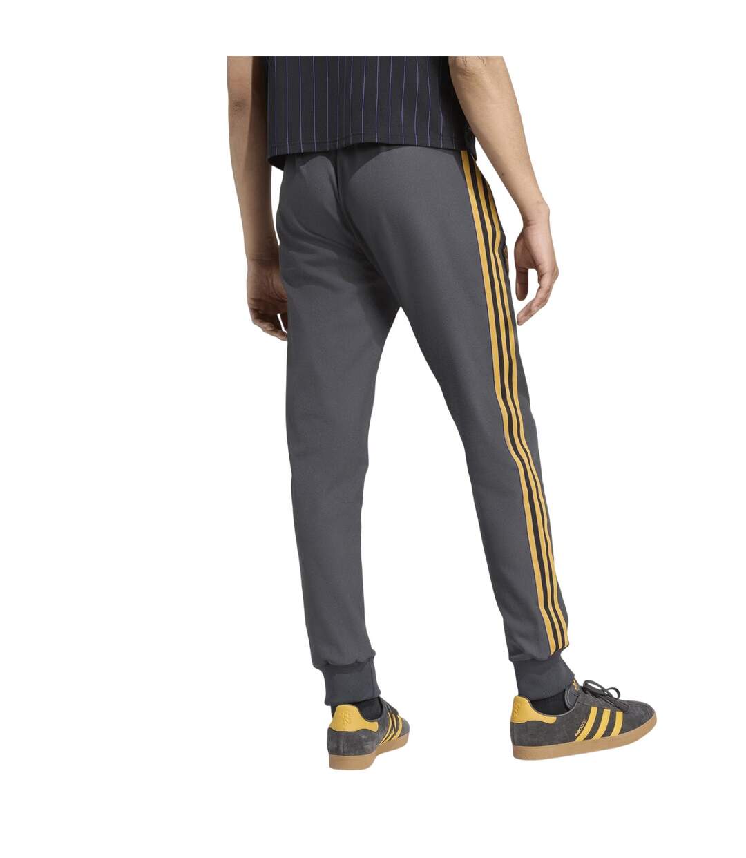 Pantalon De Survêtement Motif/style Manchester United Fc Terrace Icons Homme Noir Adidas-3