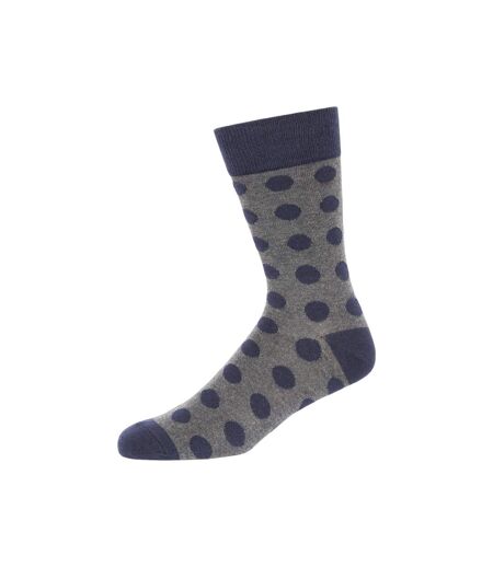 Chaussettes adulte bleu mer / charbon French Connection