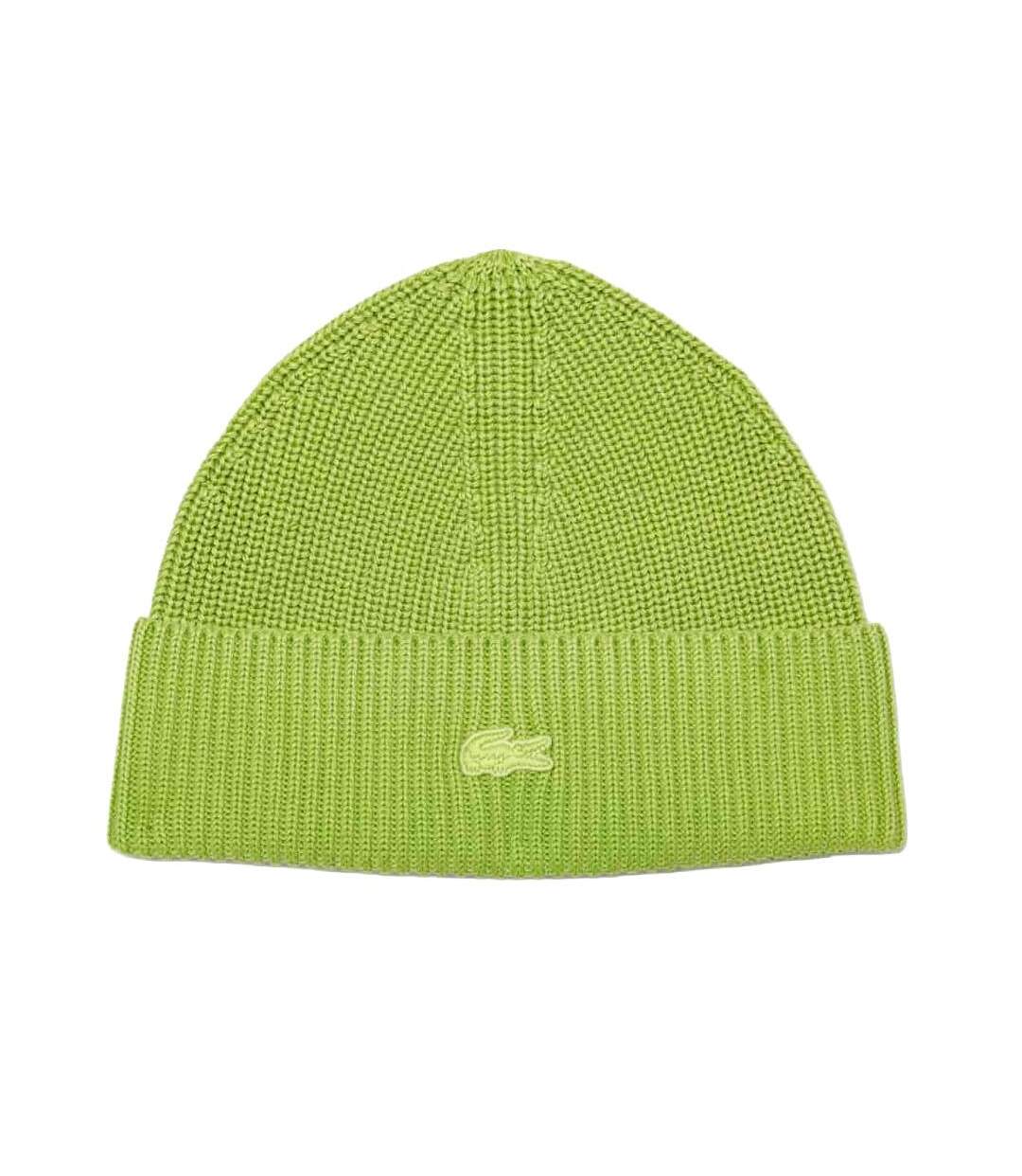 Bonnet vert homme lacoste viennese-1