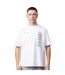 T-shirt Motif/style Badge 2.0 Homme Blanc Mercier-2