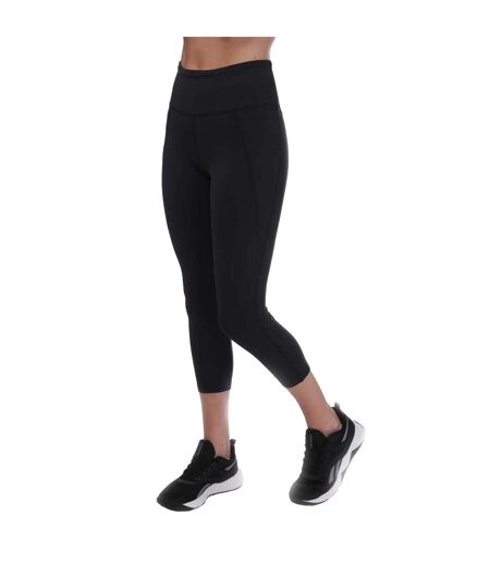 Legging ¾ lux femme noir Reebok