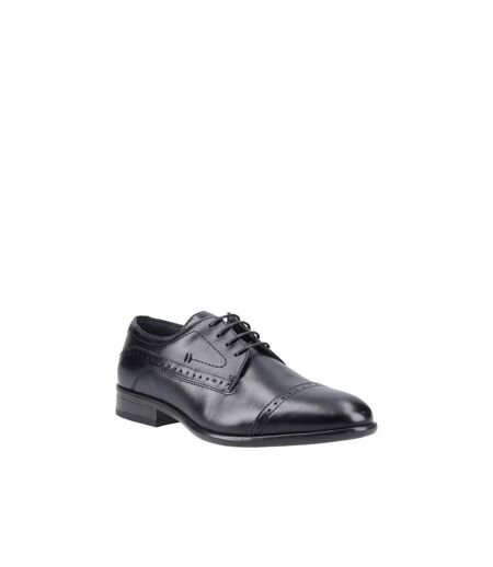 Chaussures oxford en cuir ralph pour hommes noir POD