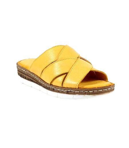 Sandales gwen femme jaune Lunar