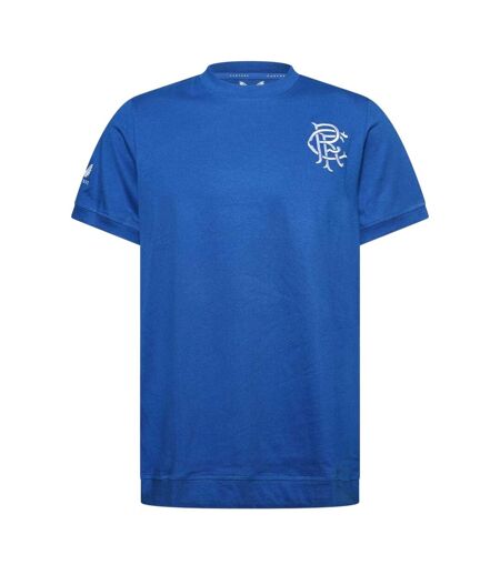 T-shirt Motif/style Rangers Fc Homme Bleu Castore