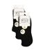 10 Pairs Ladies Bamboo Trainer Socks with Reinforced Heel & Toe-2