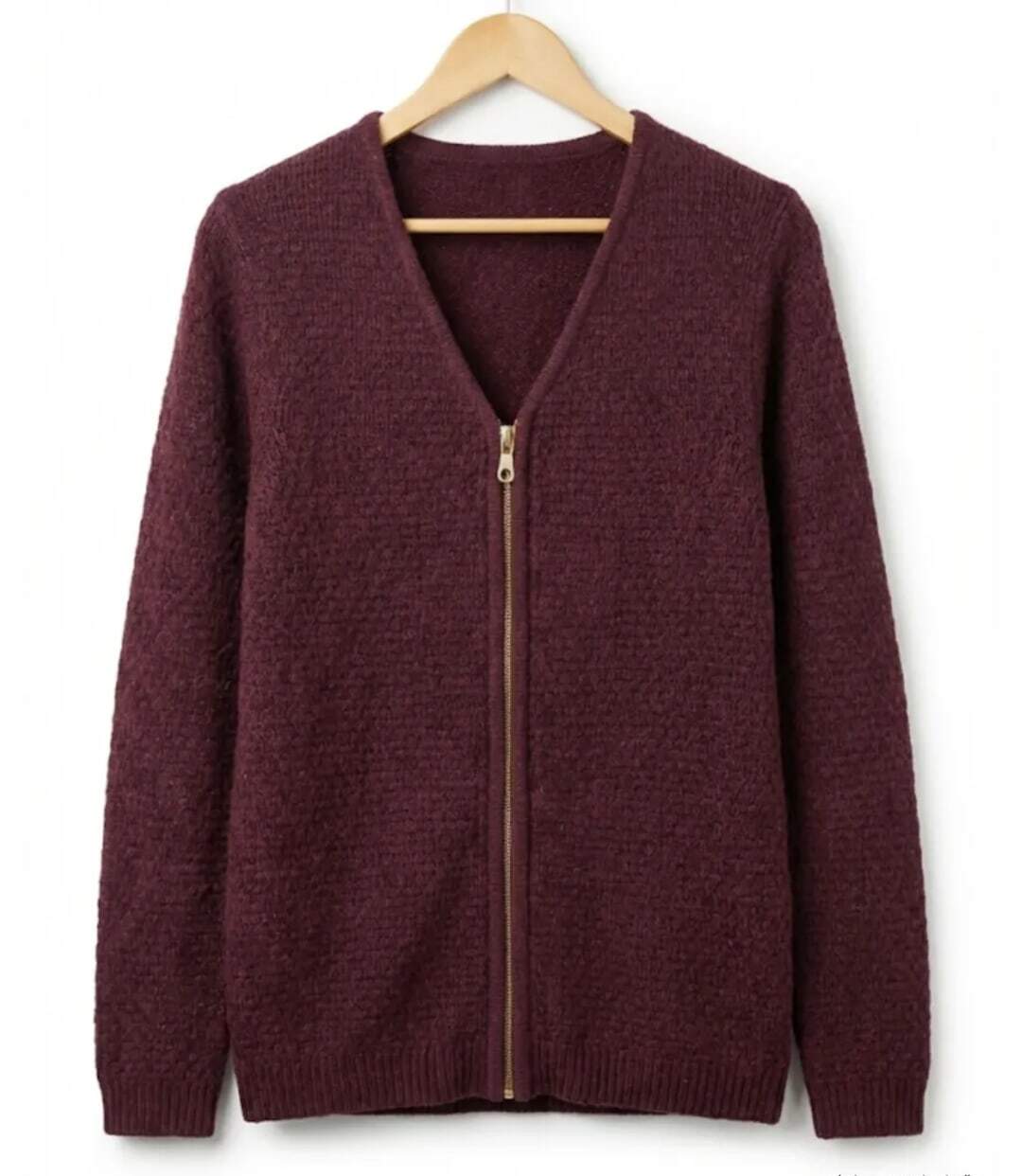 Cardigan Uni Femme Café (Réf. CAFE1)-5