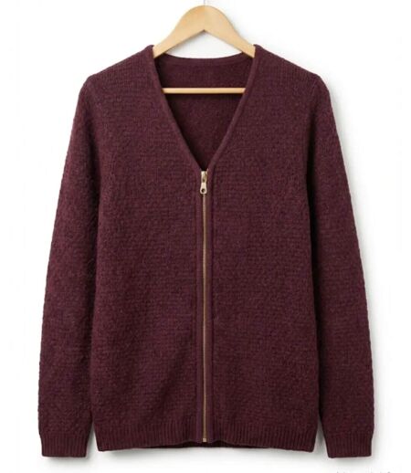 Cardigan Uni Femme Café (Réf. CAFE1)