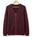Cardigan Uni Femme Café (Réf. CAFE1)-5