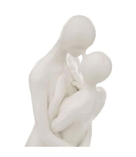 Statuette Déco Couple Rivi 33cm Blanc