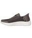 Mens go walk hands up slip-on trainers brown Skechers