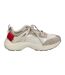Womens/ladies Low Trainers Medium Beige Hugo-3