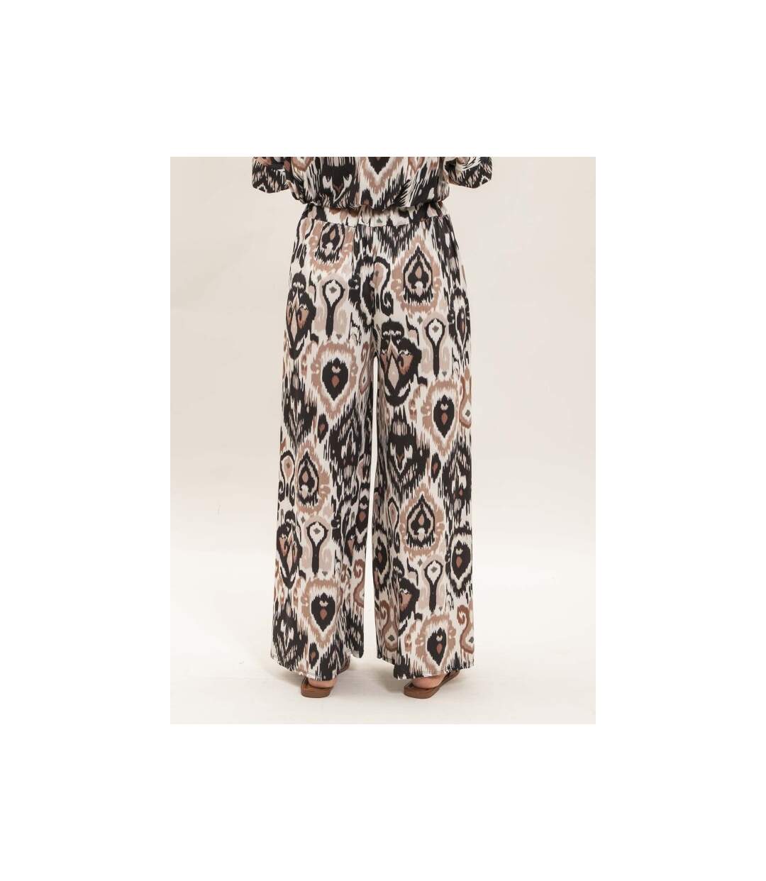 Pantalon fluide motifs ETONIA - Dona X Lisa-2