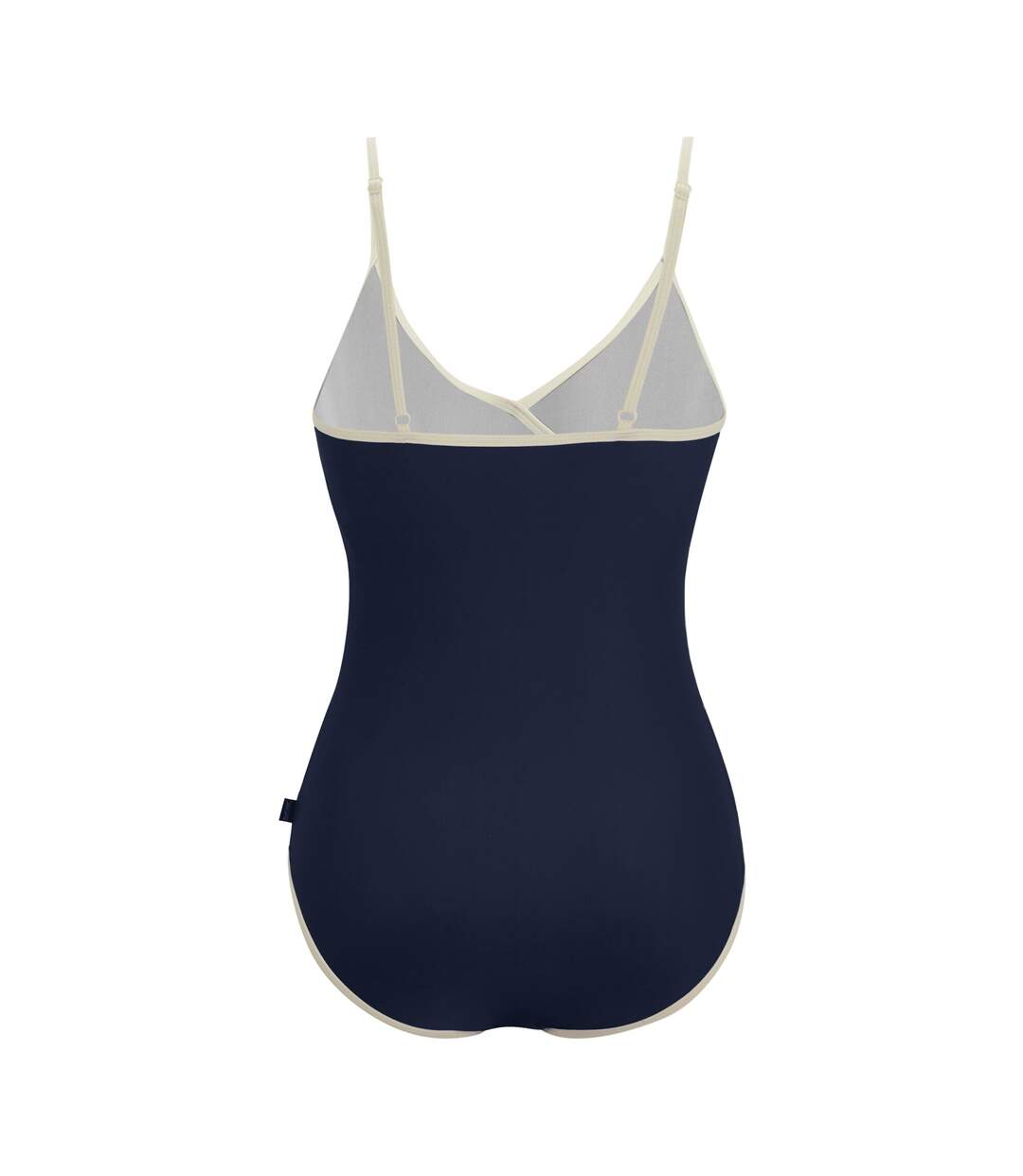 Maillot De Bain 1 Pièce À Col V Et Bretelles Ajustables Kyra Femme Bleu Marine Regatta-3