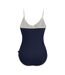 Maillot De Bain 1 Pièce À Col V Et Bretelles Ajustables Kyra Femme Bleu Marine Regatta-3