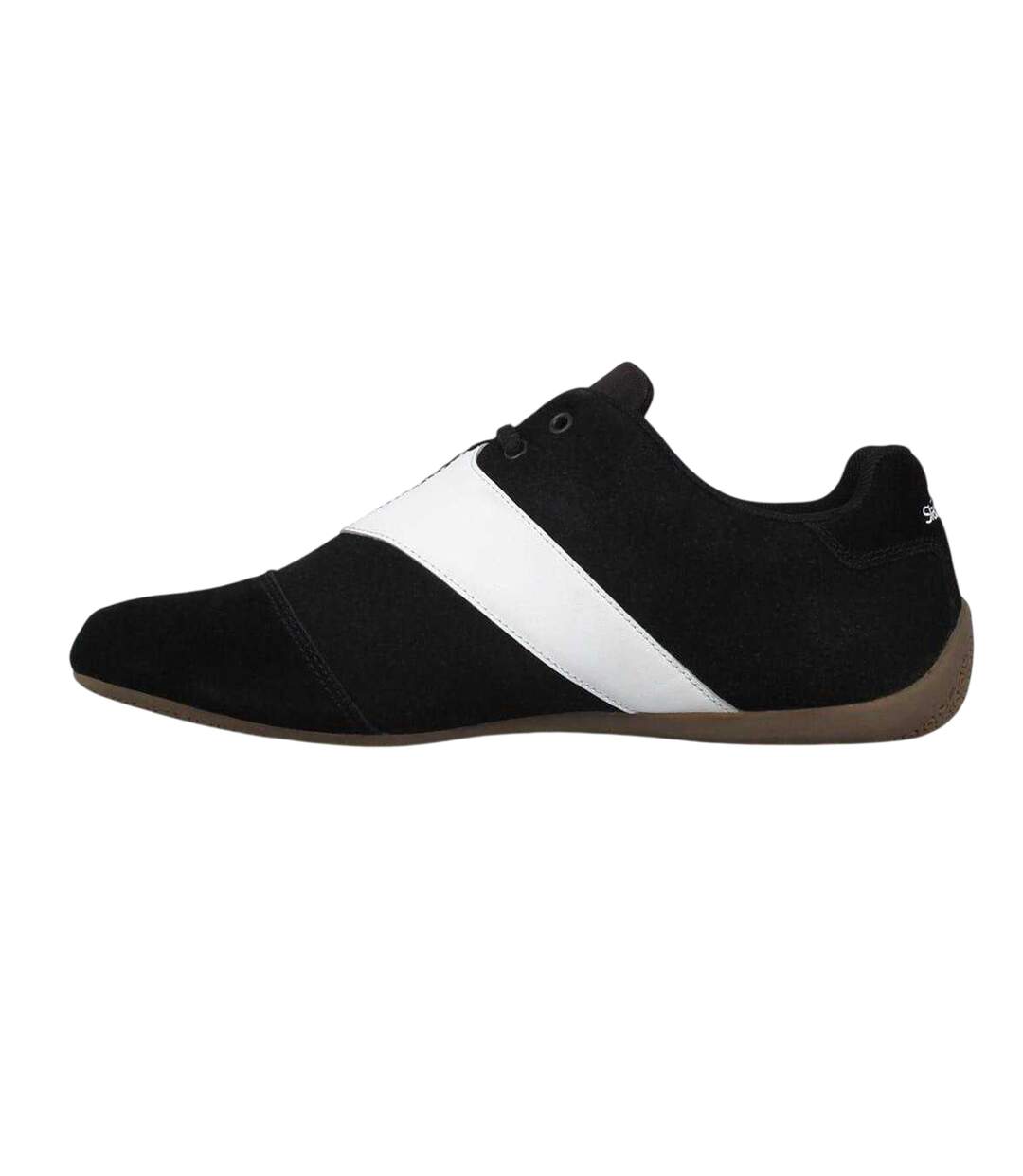 Chaussures Motif/style Rayure Diagonale Coast Homme Noir Blanc Slazenger-3