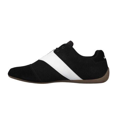 Chaussures Motif/style Rayure Diagonale Coast Homme Noir Blanc Slazenger