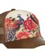 Casquette trucker imprimée filet logo brodé visière simili Kado Rock'n Free Life-3